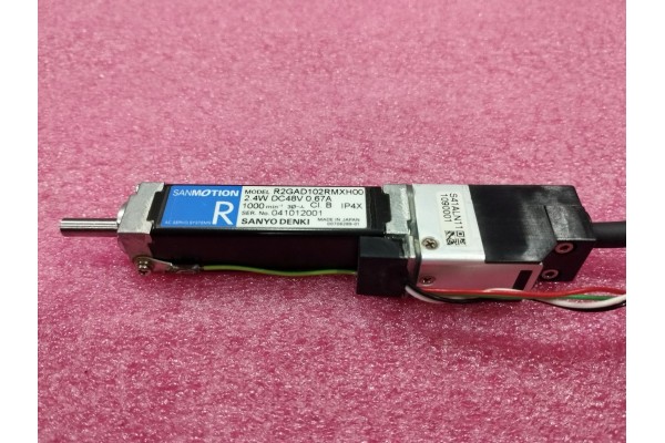 SANYO DENKI SANMOTION R SMALL SIZE AC SERVO MOTOR R2GAD102RMXH00