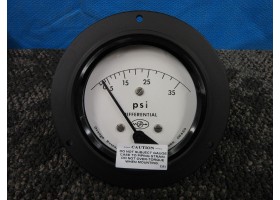 Differential Pressure Gauge,1201PG-IC-3.5F Orange Research