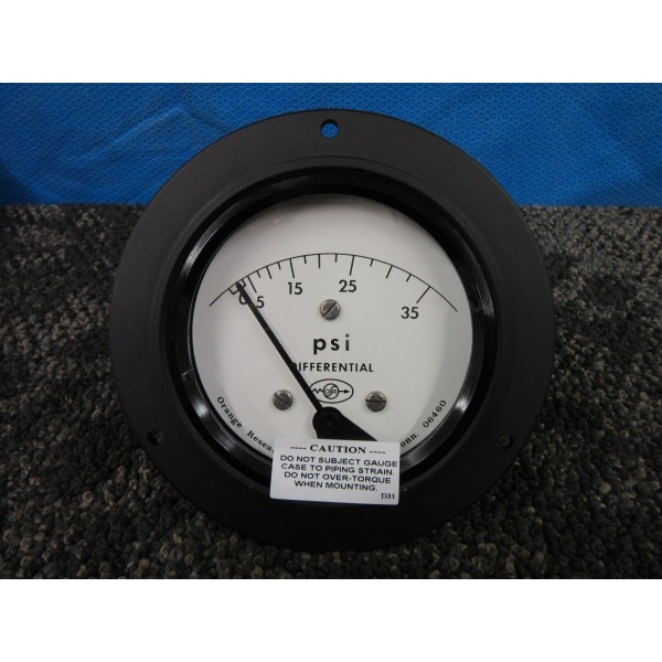 Differential Pressure Gauge,1201PG-IC-3.5F, "O.R." (14 Days Warrenty on Entire Stock)