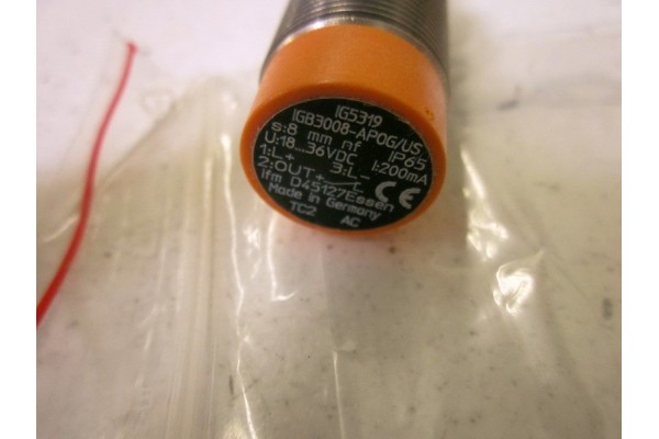 Inductive Proximity Sensor, IG5319, IFM Made in Germany